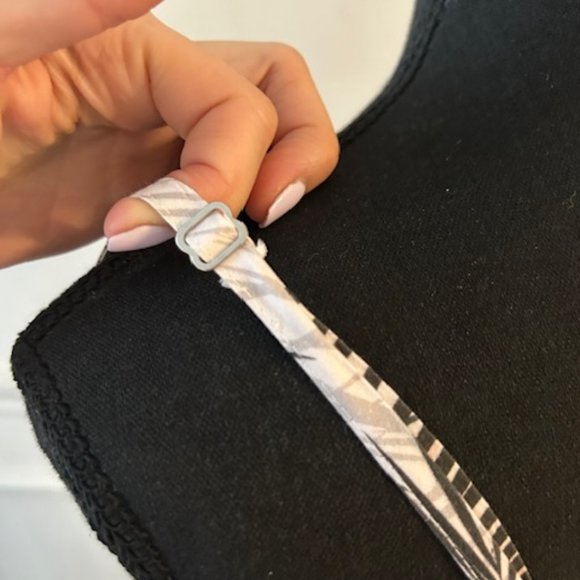 BELLA DAHL - Belted Smocked Back Dress in Sunset Palm - Picture 5 of 7